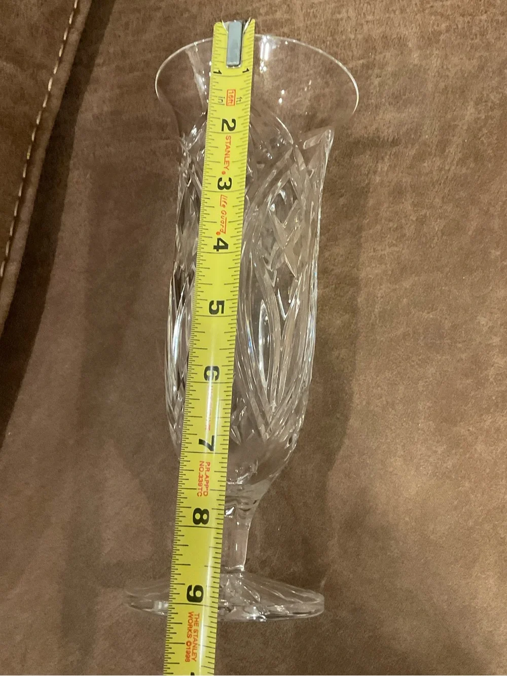 Waterford Crystal Ashbury Vase Signed by Gerard Treacy